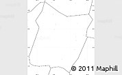 Blank Simple Map of Dawu, no labels