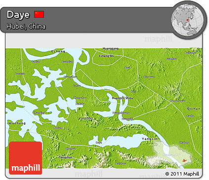 Physical 3D Map of Daye