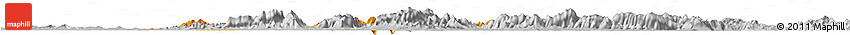 Political Horizon Map of Daye, lighten, desaturated