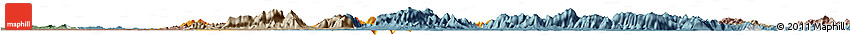 Political Horizon Map of Daye, semi-desaturated