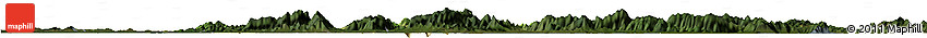 Satellite Horizon Map of Daye, darken