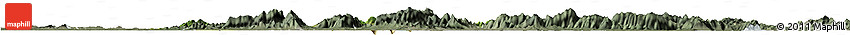 Satellite Horizon Map of Daye, semi-desaturated