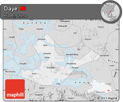 Silver Style Map of Daye