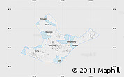 Silver Style Map of Daye, single color outside