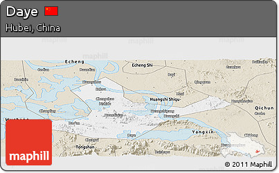 Classic Style Panoramic Map of Daye