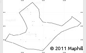 Blank Simple Map of Daye, cropped outside, no labels