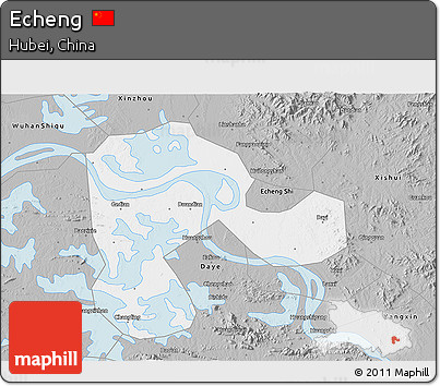 Gray 3D Map of Echeng