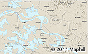Shaded Relief 3D Map of Echeng