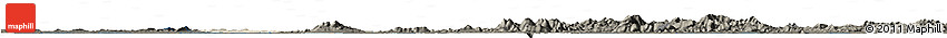 Shaded Relief Horizon Map of Echeng, darken Shaded Relief Horizon Map of Echeng, darken