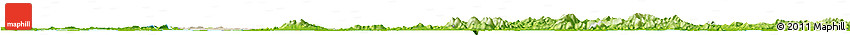 Shaded Relief Horizon Map of Echeng, physical outside Shaded Relief Horizon Map of Echeng, physical outside