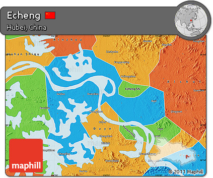 Political Map of Echeng