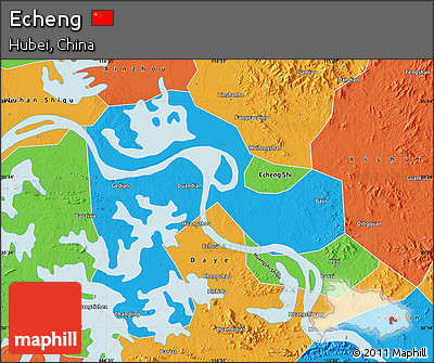 Political Map of Echeng