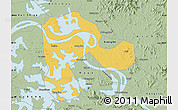 Savanna Style Map of Echeng