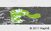 Physical Panoramic Map of Echeng, darken, desaturated
