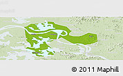 Physical Panoramic Map of Echeng, lighten