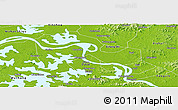 Physical Panoramic Map of Echeng