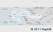Silver Style Panoramic Map of Echeng