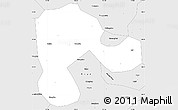 Silver Style Simple Map of Echeng