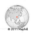 Outline Map of Enshi Shi
