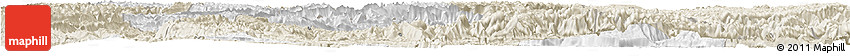Classic Style Horizon Map of Enshi
