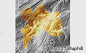 Physical Map of Enshi, desaturated