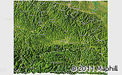 Satellite 3D Map of Fangxian