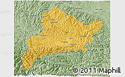 Savanna Style 3D Map of Fangxian