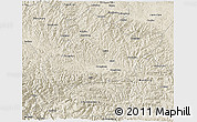 Shaded Relief 3D Map of Fangxian
