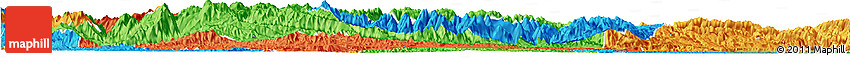 Political Horizon Map of Fangxian