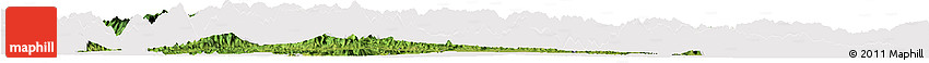 Satellite Horizon Map of Fangxian, cropped outside