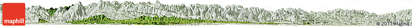 Satellite Horizon Map of Fangxian, lighten
