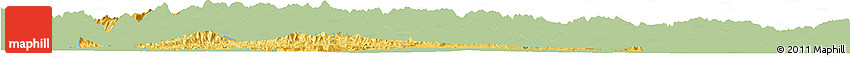 Savanna Style Horizon Map of Fangxian, single color outside