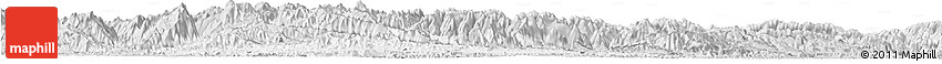 Silver Style Horizon Map of Fangxian