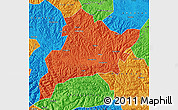Political Map of Fangxian