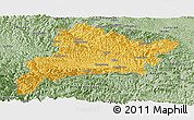Savanna Style Panoramic Map of Fangxian