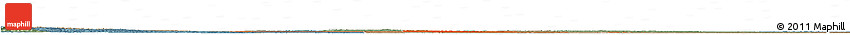 Political Horizon Map of Gong An, semi-desaturated