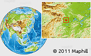 Physical Location Map of Gong An