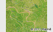 Satellite Map of Gong An