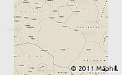 Shaded Relief Map of Gong An