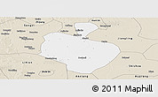 Classic Style Panoramic Map of Gong An