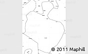 Blank Simple Map of Gong An