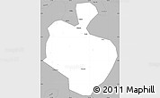 Gray Simple Map of Gong An
