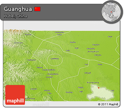 Physical 3D Map of Guanghua