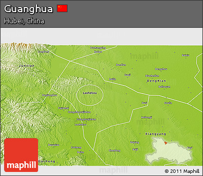 Physical 3D Map of Guanghua