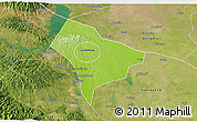 Physical 3D Map of Guanghua, satellite outside
