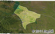 Satellite 3D Map of Guanghua, darken