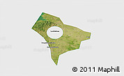Satellite 3D Map of Guanghua, single color outside