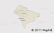 Shaded Relief 3D Map of Guanghua, cropped outside