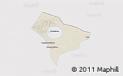 Shaded Relief 3D Map of Guanghua, single color outside