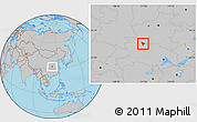 Gray Location Map of Guanghua